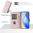 Ulefone Note 17 Pro Pink RFID Leather Phone Case with Honeycomb Design - 3