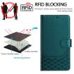 Ulefone Note 18 Ultra Peacock Green RFID Leather Phone Case - 4