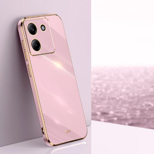 XINLI Cherry Purple 6D TPU Case for Xiaomi Poco M7 Pro 5G - 1