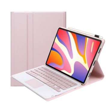 Huawei MatePad SE 11 2024 Keyboard Case w/ Touchpad - Pink White - 1