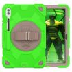 Galaxy Tab S10+/S9+ Spider Grip Stand Case (Coffee Green) - 1