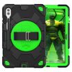 Galaxy Tab S10+/S9+ FE Spider Grip Stand Case (Black Green) - 1