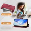 Ulefone Note 18 Ultra Dark Red Leather Wallet Case with Card Slots - 3