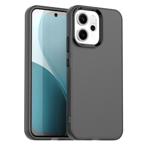 OPPO Reno14 5G Global Candy Case: Hybrid TPU Shockproof (Black) - 1