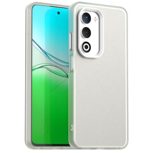 OPPO A5 5G Candy PC Hybrid TPU Shockproof Case - White - 1