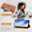 OPPO A5x 5G/4G Brown Leather Phone Case with Multi-Card Slots - 3