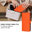 Infinix GT 30 Pro Orange Leather Phone Case with Lanyard - 5