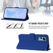 Ulefone Note 14 Leather Phone Case with Lanyard (Dark Blue) - 3