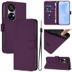 Ulefone Note 17 Pro Violet Leather Phone Case with Lanyard - 1
