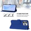 Ulefone Note 18 Ultra Dark Blue Leather Phone Case with Lanyard - 3
