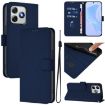 Ulefone Note 18 Ultra Navy Blue Leather Phone Case with Lanyard - 1