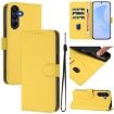 Galaxy A17 5G Leather Case with Lanyard - Lemon Yellow - 1