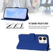 OPPO A5X Leather Phone Case with Lanyard, Dark Blue (4G/5G) - 3