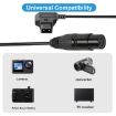 D-Tap to XLR 4 Pin Camera Monitor Coiled Power Cable, 1.5m (Black) - 5