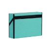 Mint Green Grooved Leather PC Storage Box for IQOS Series E-Cigarette - 3