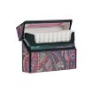 IQOS Electronic Cigarette Leather Storage Box - Cashew Flower Purple - 1