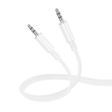 Borofone BL21 1m White AUX 3.5mm Audio Adapter Cable - 1