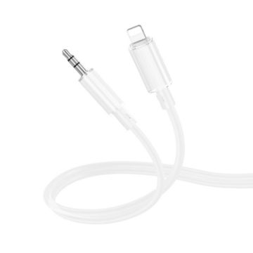 Borofone BL21 Digital Audio Cable 8 Pin to 3.5mm, 1m (White) - 1