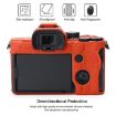 Sony A7 IV Soft Silicone Protective Case - Orange - 3