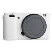 White Soft Silicone Protective Case for Sony ZV-E10 - 2