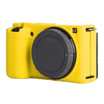 Sony ZV-E10 Yellow Soft Silicone Protective Case - 1