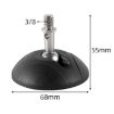 BEXIN GSF68-S Tripod 3/8" Stainless Steel Spikes & Foot Pad - 2
