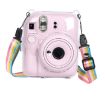 Instax Mini 12 Crystal Hard Case Camera Bag with Strap (Transparent) - 3