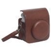 FUJIFILM Instax Mini 12 Leather Camera Case with Strap (Brown) - 2