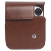 FUJIFILM Instax Mini 12 Leather Camera Case with Strap (Brown) - 3