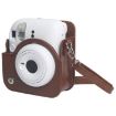 FUJIFILM Instax Mini 12 Leather Camera Case with Strap (Brown) - 6