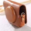 Canon G9X/G9X II Brown PU Leather Camera Case with Strap - 3