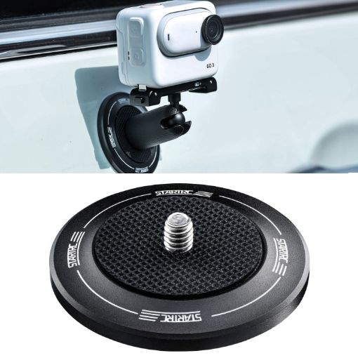 STARTRC Magnetic Base with 1/4 Interface Metal Mount - Black - 1