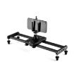 YELANGU L140T-A 40cm Carbon Fiber Slide Rail with Phone Clamp - 1