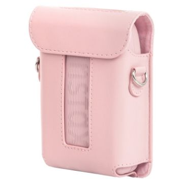 Pink Full Body Leather Case with Strap for FUJIFILM Instax mini Link 3 - 1