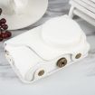 White PU Leather Case Bag & Strap for Samsung Galaxy Camera EK-GC100/110/200 - 2