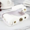 White PU Leather Case Bag & Strap for Samsung Galaxy Camera EK-GC100/110/200 - 4