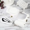 White PU Leather Case Bag & Strap for Samsung Galaxy Camera EK-GC100/110/200 - 5