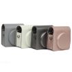 Pearly Lustre PU Leather Bag for Instax SQ6 Camera, Light Brown - 6