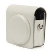 Pearly Lustre PU Leather Case for FUJIFILM Instax SQ6 - White Strap - 2
