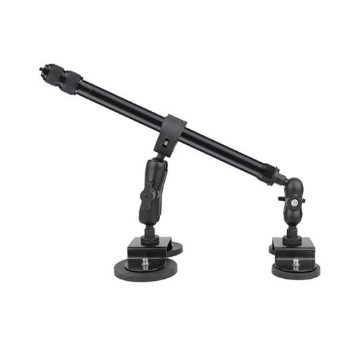 Magnetic Base Dual-Leg Mount & Selfie Stick Kit for GoPro (Black) - 1