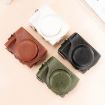 Sony ZV-1F/ZV1M2 Leather Camera Case Bag with Strap (Black) - 3