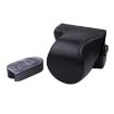 Canon EOS M200 Full Body Camera PU Leather Case Black with Strap - 1