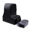 Canon EOS M200 Full Body Camera PU Leather Case Black with Strap - 3