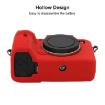 Red Soft Silicone Protective Case for Sony A7 III/A7R III/ILCE-7M3 - 6