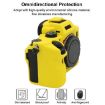 Yellow Soft Silicone Protective Case for Sony A7 III/ILCE-7M3/A7R III - 3