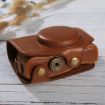 Canon PowerShot SX730/720 HS Leather Case Bag with Strap (Brown) - 3