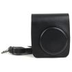 PU Leather Camera Bag for FUJIFILM Instax Mini 90, Black Strap - 1