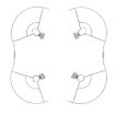 STARTRC Drone Propeller Guard for DJI Mini 2/Mavic Mini, Grey - 2