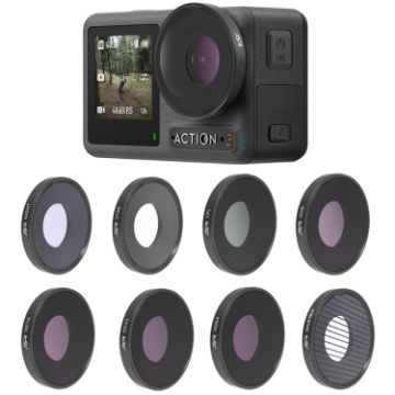 JSR 8-in-1 Lens Filter Set: CPL, ND8-ND64, Star, Night for DJI Osmo 3 - 1