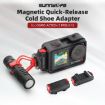 DJI Osmo Action 5 Pro/4/3 Magnetic Quick-Release Adapter (Black) - 3